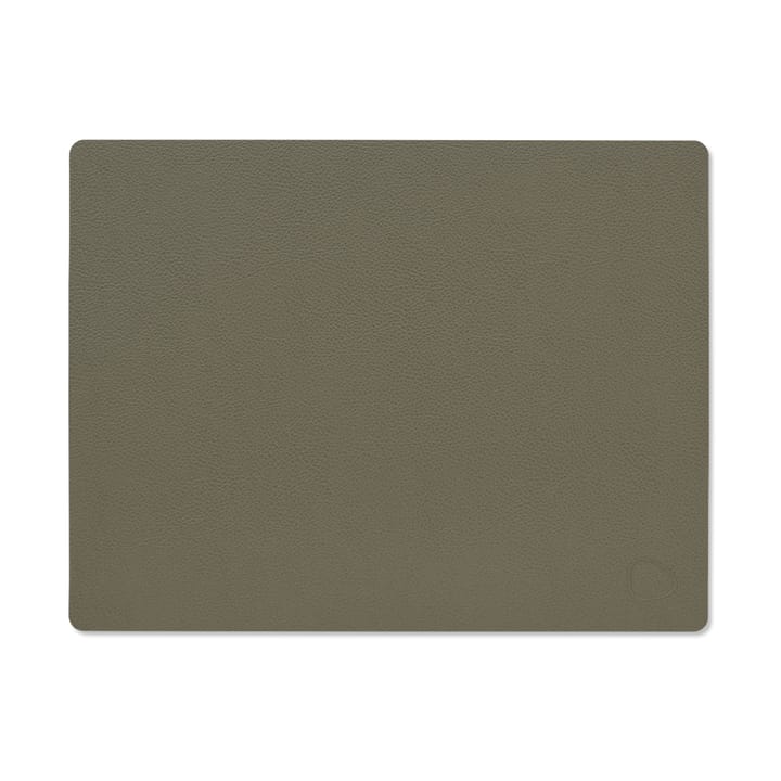 Mantel individual Serene cuadrado M 26,5x34,5 cm - Moss - LIND DNA
