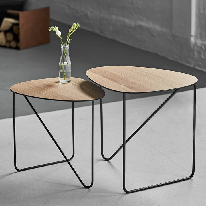 Mesa auxiliar Curve M, roble LIND DNA