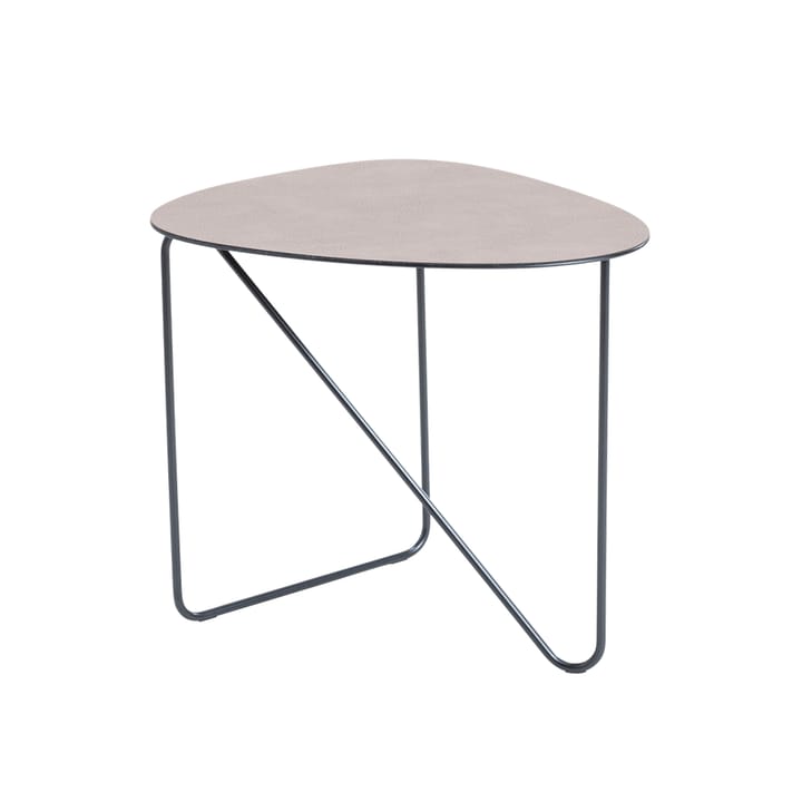 Mesa de centro Curve - Cuero warm grey, bull, m - LIND DNA