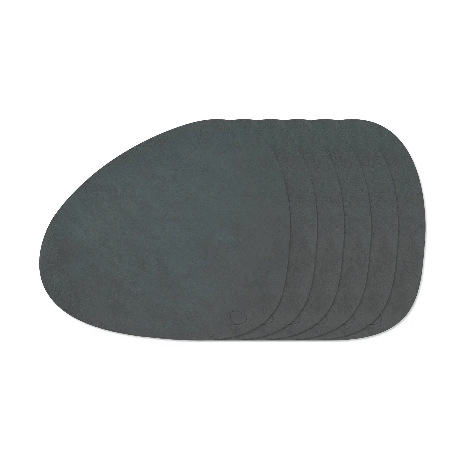 Nupo Curve juego de manteles individuales, Antracita, pack de 6 LIND DNA