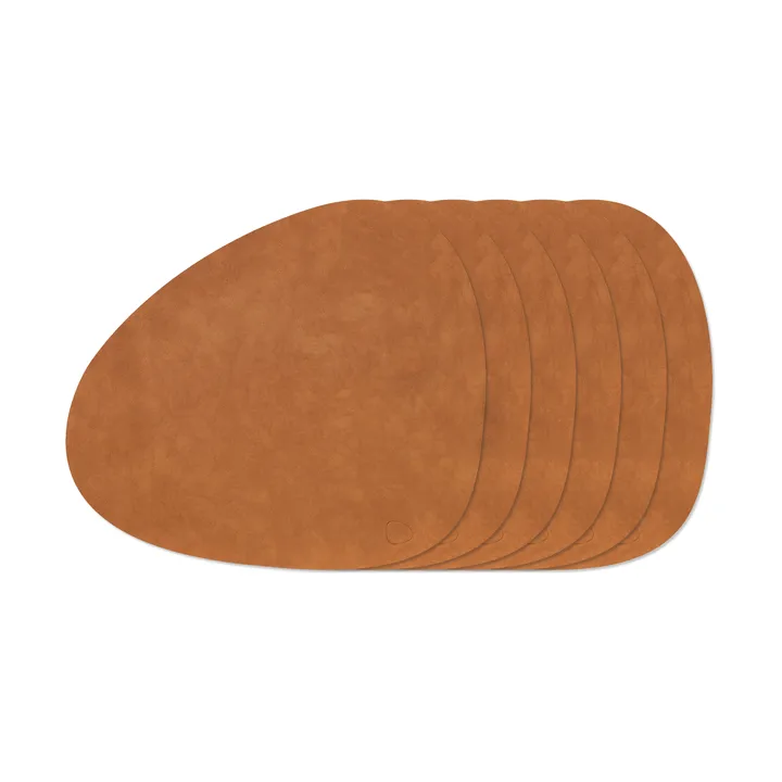 Nupo Curve juego de manteles individuales - Nature, pack de 6 - LIND DNA