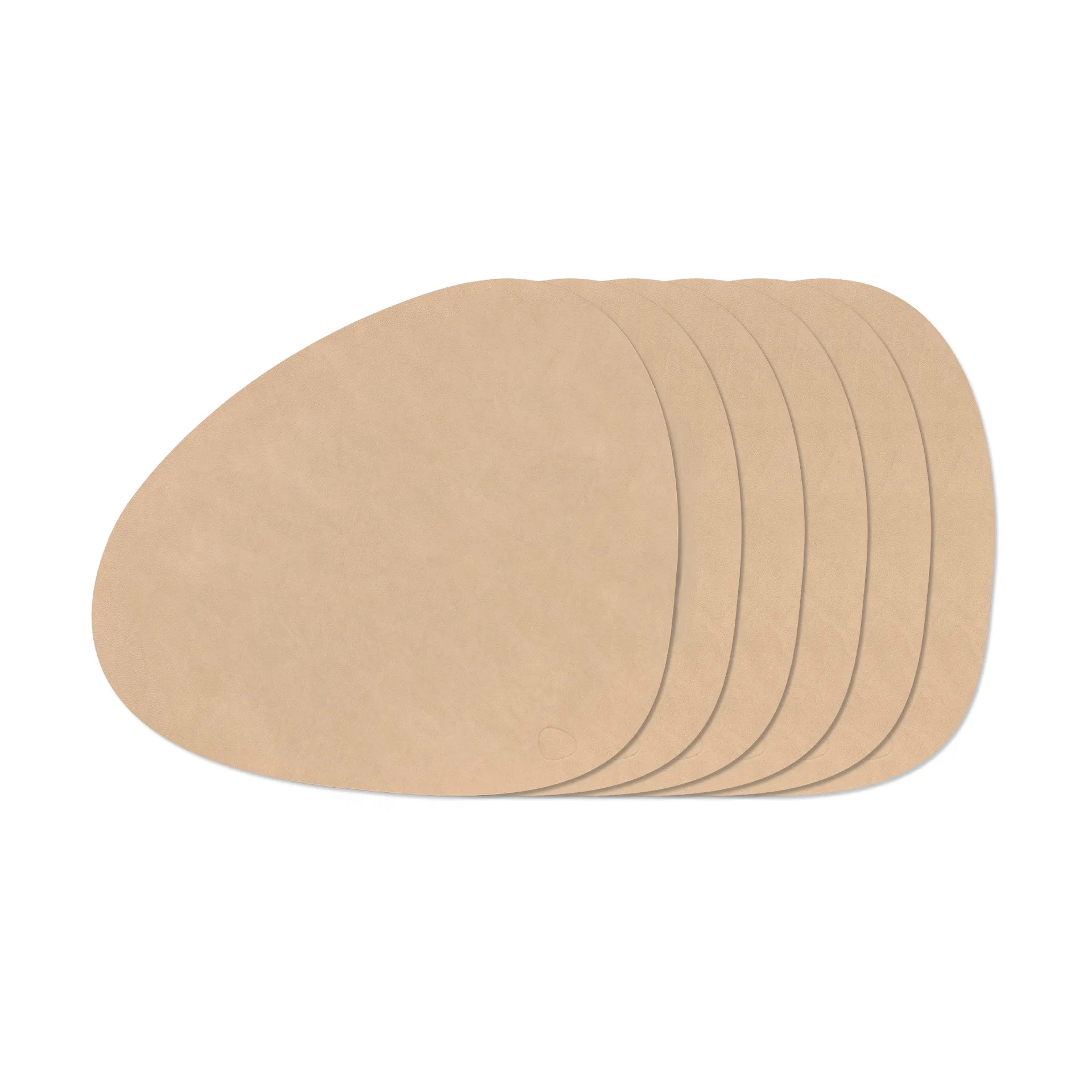 Nupo Curve juego de manteles individuales, Nupo Sand, pack de 6 LIND DNA