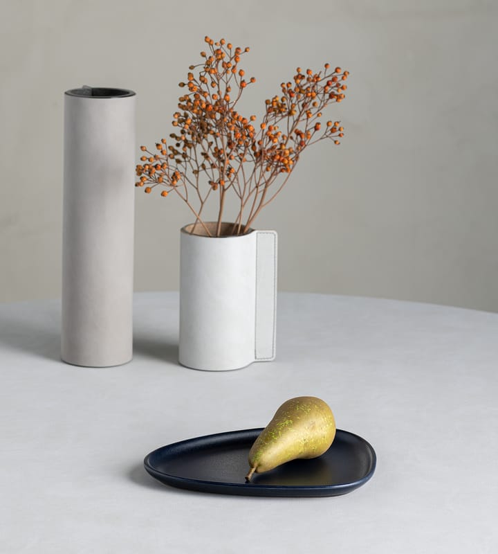 Platillo Curve Stoneware 19x22 cm, Navy blue LIND DNA