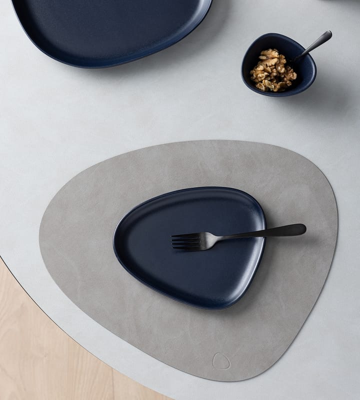Platillo Curve Stoneware 19x22 cm, Navy blue LIND DNA