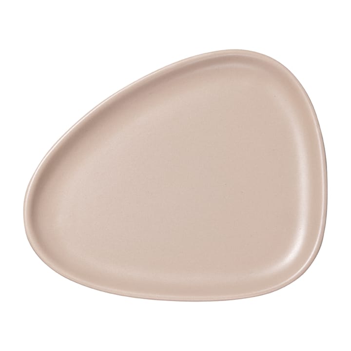 Platillo Curve Stoneware 19x22 cm - Sand - LIND DNA