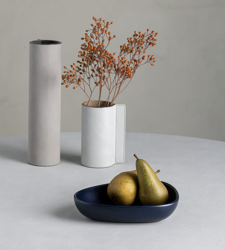 Plato hondo 1 Curve Stoneware 9x22 cm, Navy blue LIND DNA