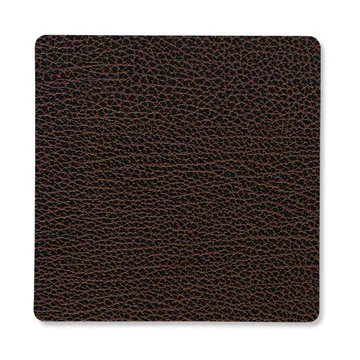 Posavasos Bull cuadrado - marrón - LIND DNA