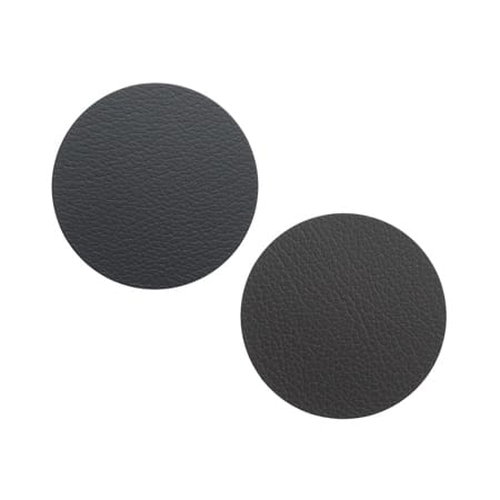 Posavasos circular Bull reversible 1 pieza - negro-marrón - LIND DNA