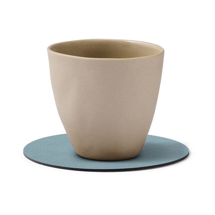 Posavasos circular Cloud reversible 1 pieza, azul claro-gris claro LIND DNA