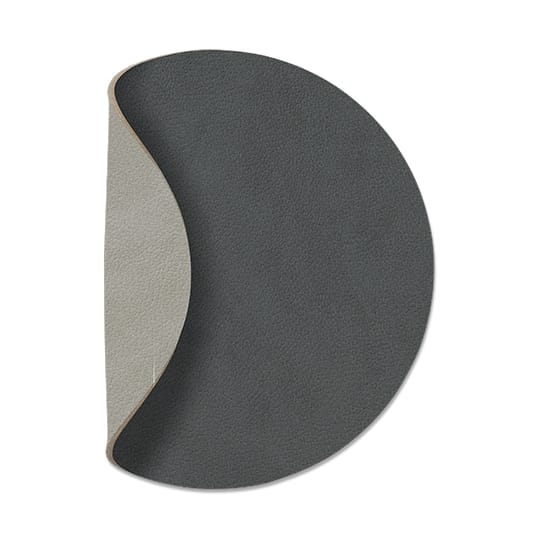 Posavasos circular Cloud reversible 1 pieza - gris antracita-gris claro - LIND DNA