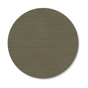Posavasos Corduroy - Army green, circle - LIND DNA
