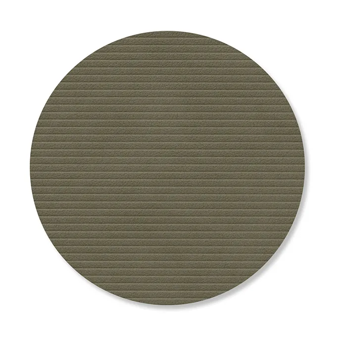 Posavasos Corduroy - Army green, circle - LIND DNA