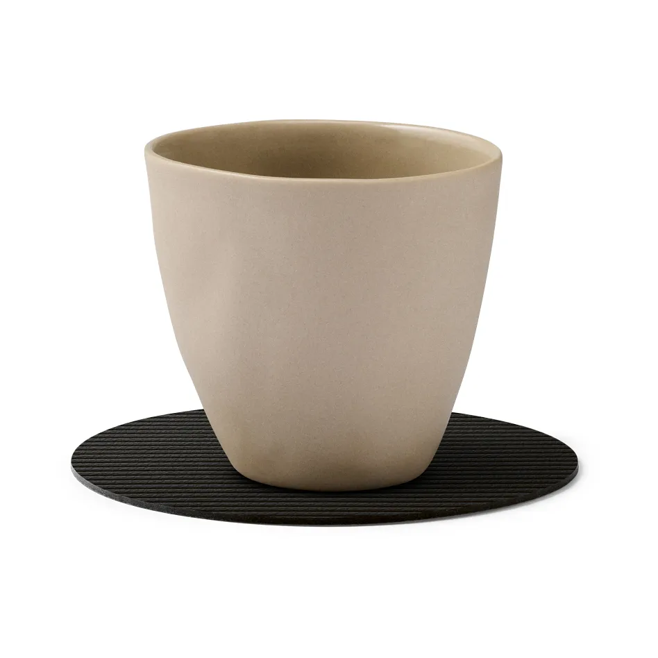 Posavasos Corduroy, Black ink, circle LIND DNA