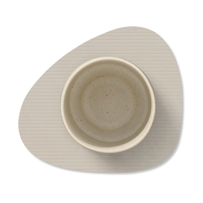 Posavasos Corduroy curve, Oyster White LIND DNA