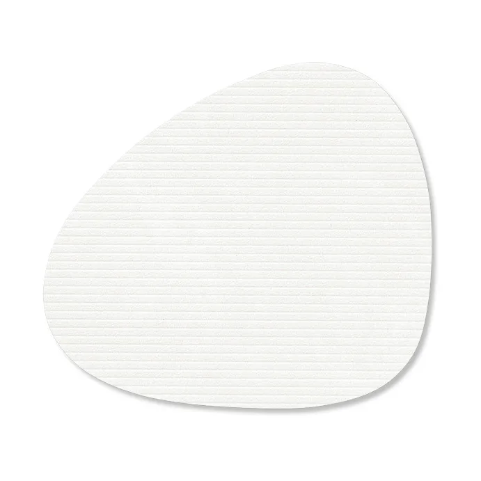 Posavasos Corduroy curve - Pure white - LIND DNA