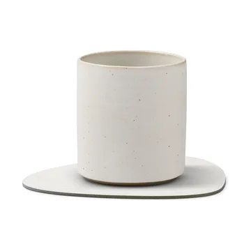 Posavasos Corduroy curve - Pure white - LIND DNA