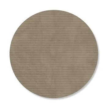 Posavasos Corduroy - Nomad grey, circle - LIND DNA