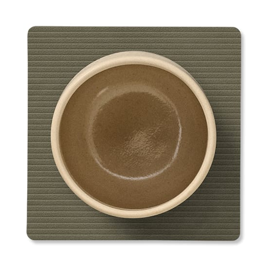 Posavasos Corduroy square, Army Green LIND DNA