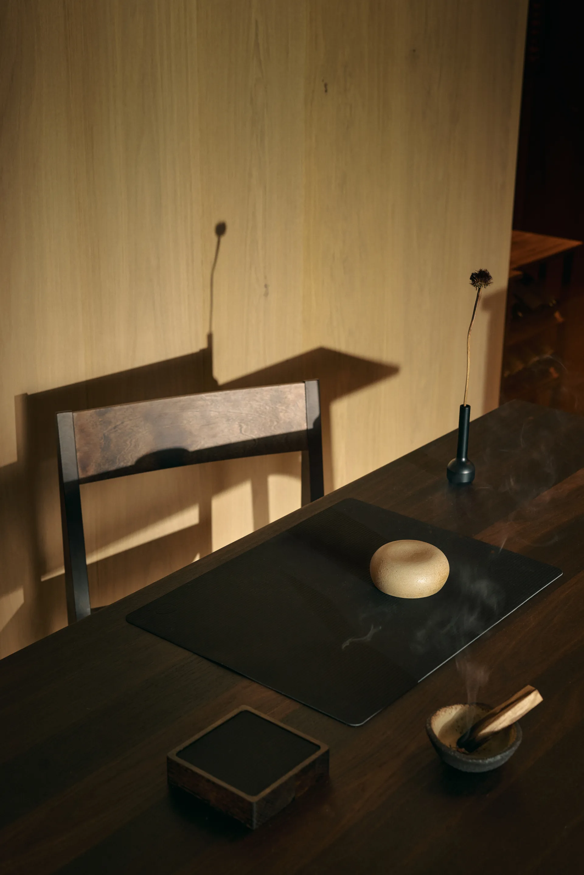 Posavasos Corduroy square, Black ink LIND DNA