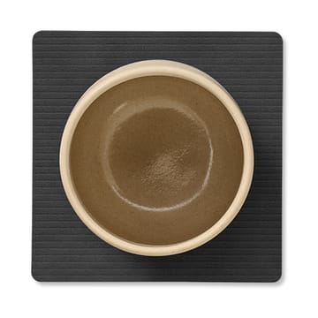 Posavasos Corduroy square - Black - LIND DNA