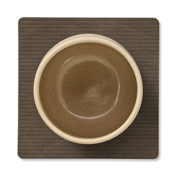 Posavasos Corduroy square - Caviar - LIND DNA