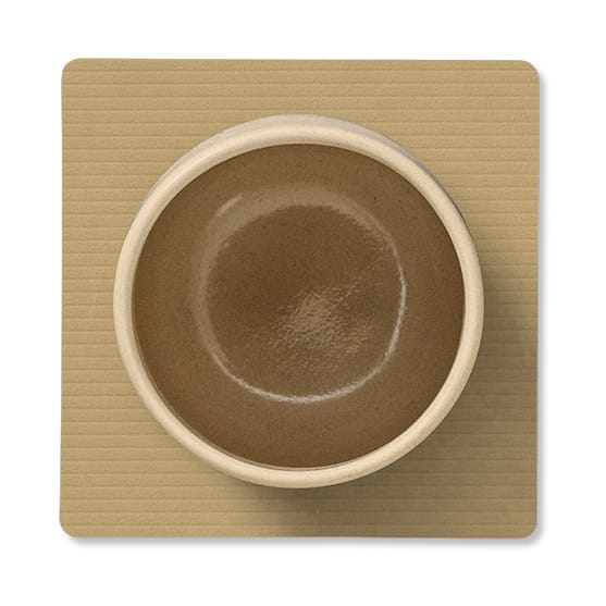 Posavasos Corduroy square, Khaki LIND DNA