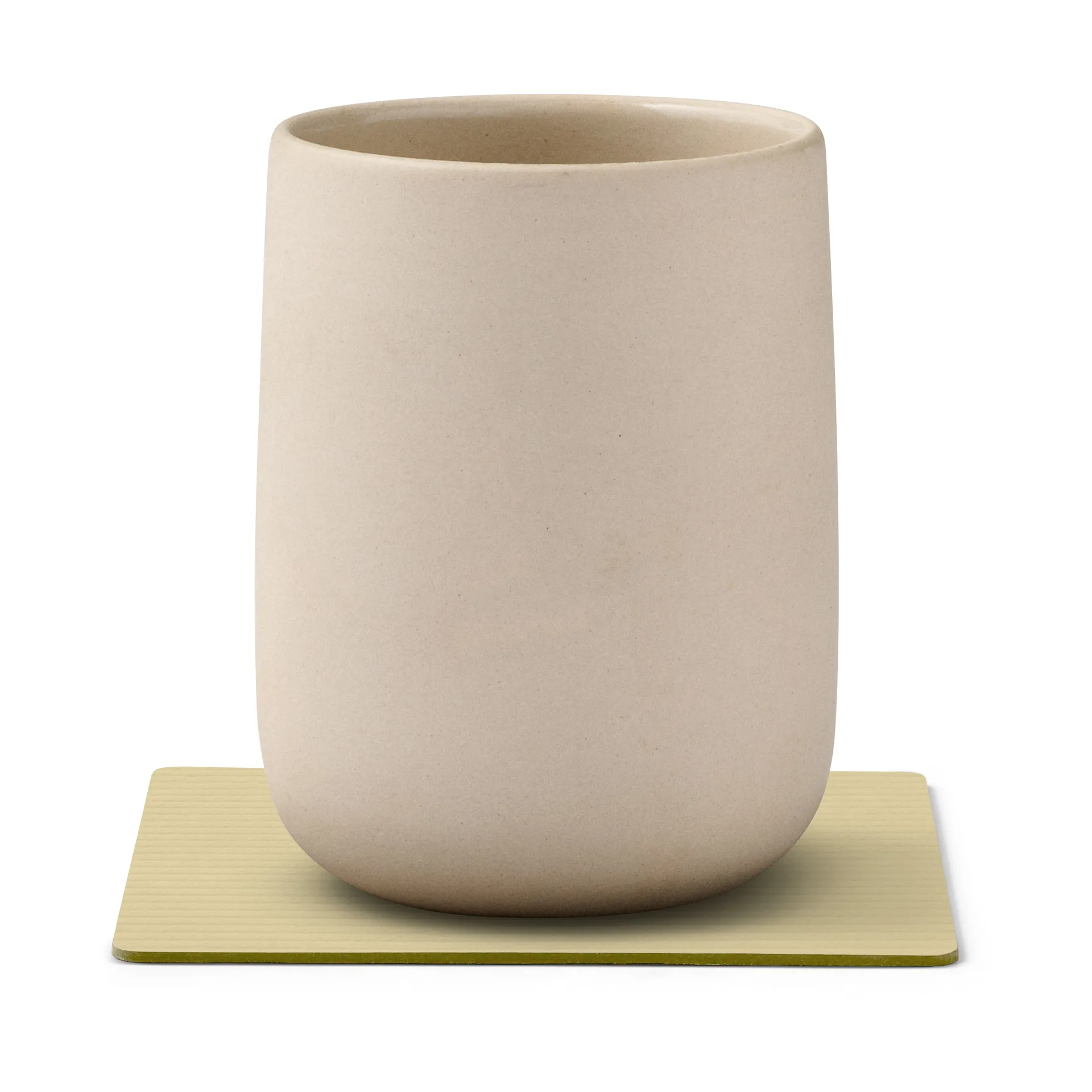 Posavasos Corduroy square, Lemon Sorbet LIND DNA