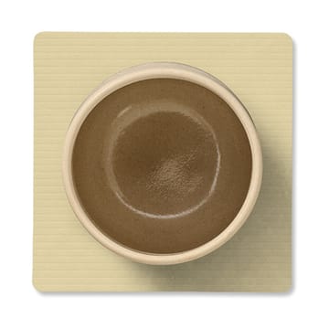 Posavasos Corduroy square - Lemon Sorbet - LIND DNA