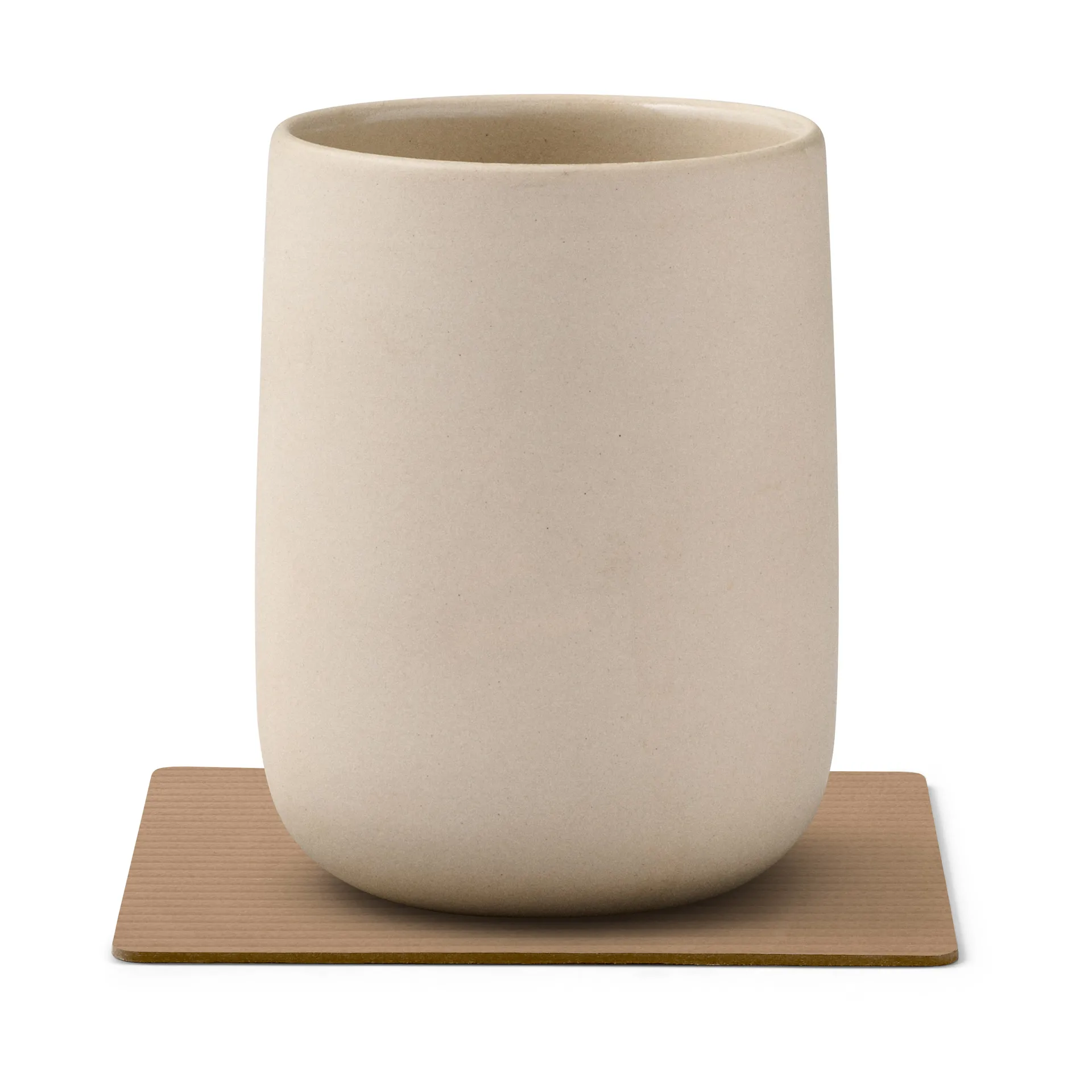 Posavasos Corduroy square, Nougat LIND DNA