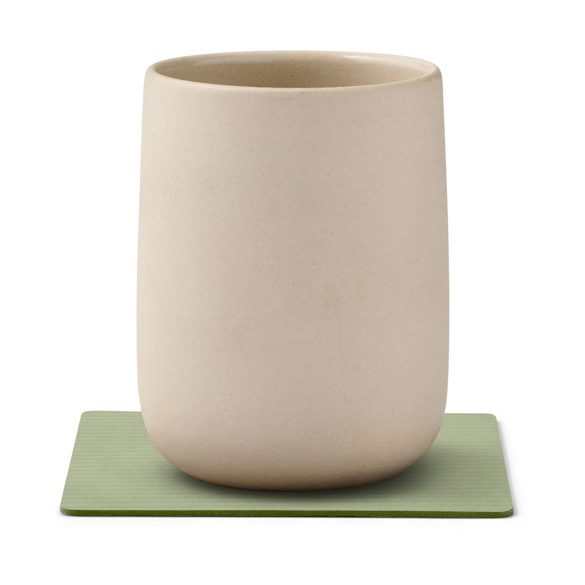 Posavasos Corduroy square, Olive Green LIND DNA