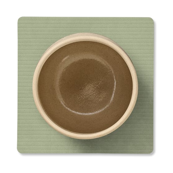Posavasos Corduroy square, Olive Green LIND DNA