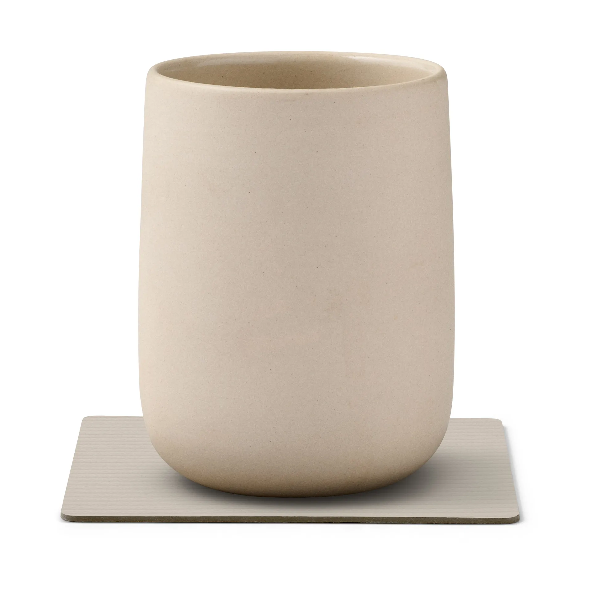 Posavasos Corduroy square, Oyster White LIND DNA