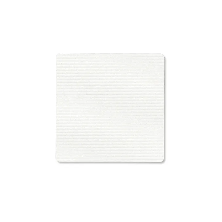 Posavasos Corduroy square - Pure white - LIND DNA