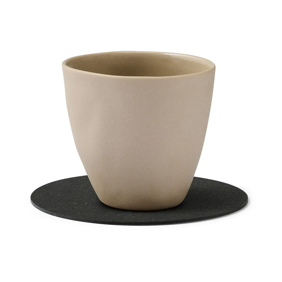 Posavasos Core circular, Flecked anthracite LIND DNA