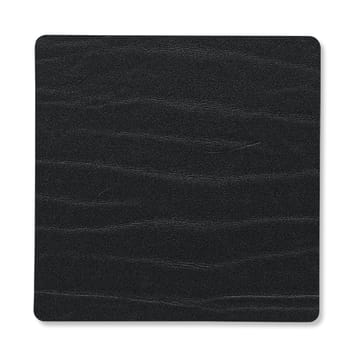 Posavasos cuadrado Buffalo reversible 1 pieza - negro-natural - LIND DNA