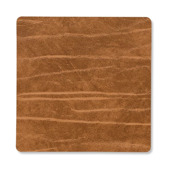 Posavasos cuadrado Buffalo reversible 1 pieza, negro-natural LIND DNA