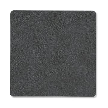 Posavasos cuadrado Cloud-Nupo reversible 1 pieza - gris antracita-verde pastel - LIND DNA