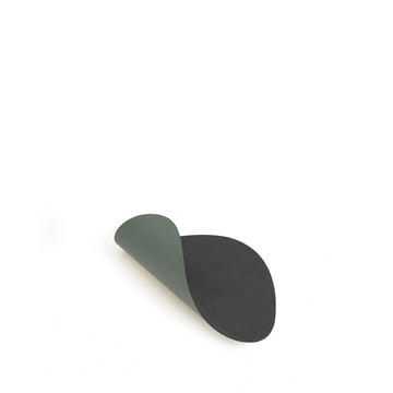 Posavasos curvo Cloud-Nupo reversible 1 pieza - gris antracita-verde pastel - LIND DNA