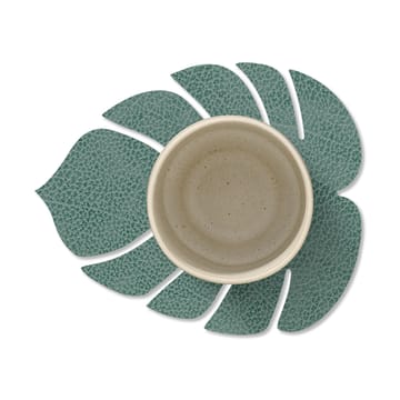 Posavasos Monstera Leaf Hippo - verde pastel - LIND DNA