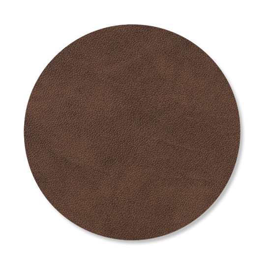 Posavasos Nupo circle - marrón oscuro - LIND DNA