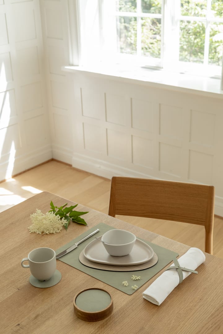 Posavasos Nupo circle, verde oliva LIND DNA