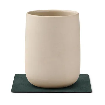 Posavasos Nupo cuadrado reversible 1 pieza - Dark green-olive green - LIND DNA