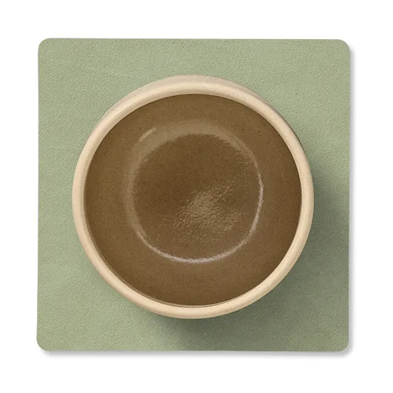 Posavasos Nupo cuadrado reversible 1 pieza, Dark green-olive green LIND DNA