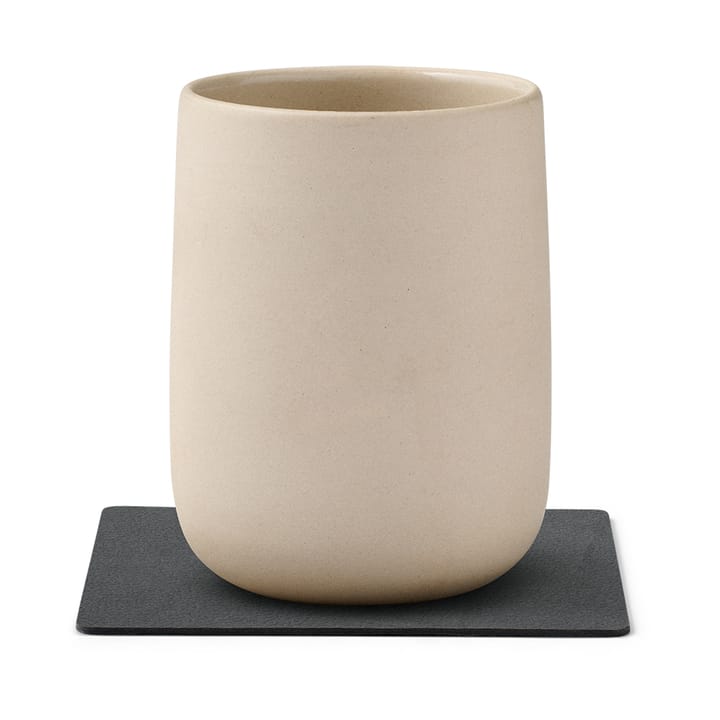 Posavasos Nupo reversible square, gris antracita-gris claro LIND DNA