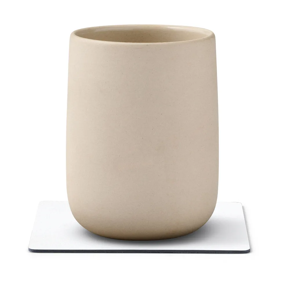 Posavasos Nupo square, Pure white LIND DNA