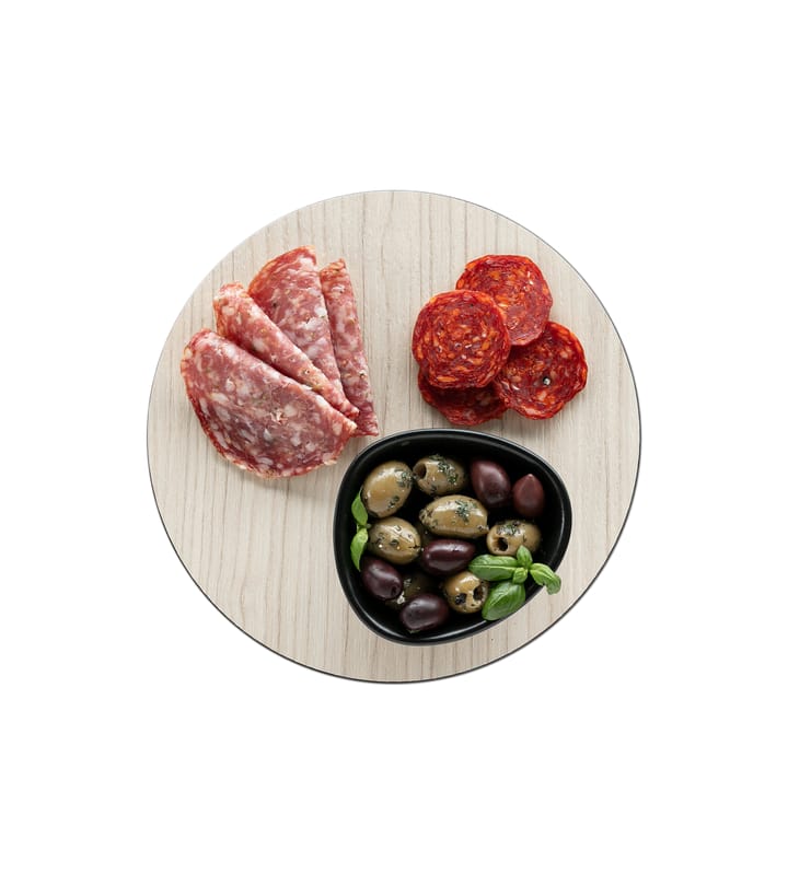 Tabla de cortar Cut & Serve redonda S, fresno LIND DNA