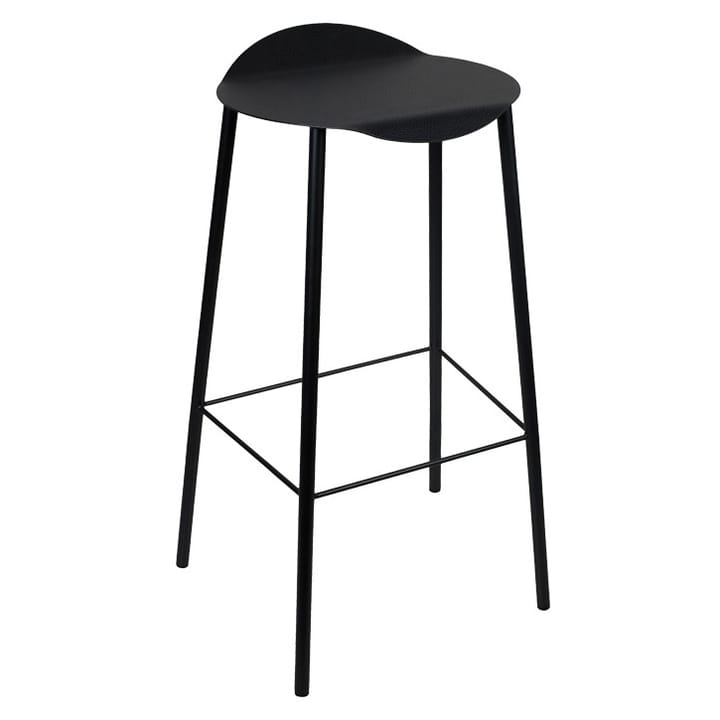 Taburete de bar Flamingo Hippo - Black-anthracite - LIND DNA