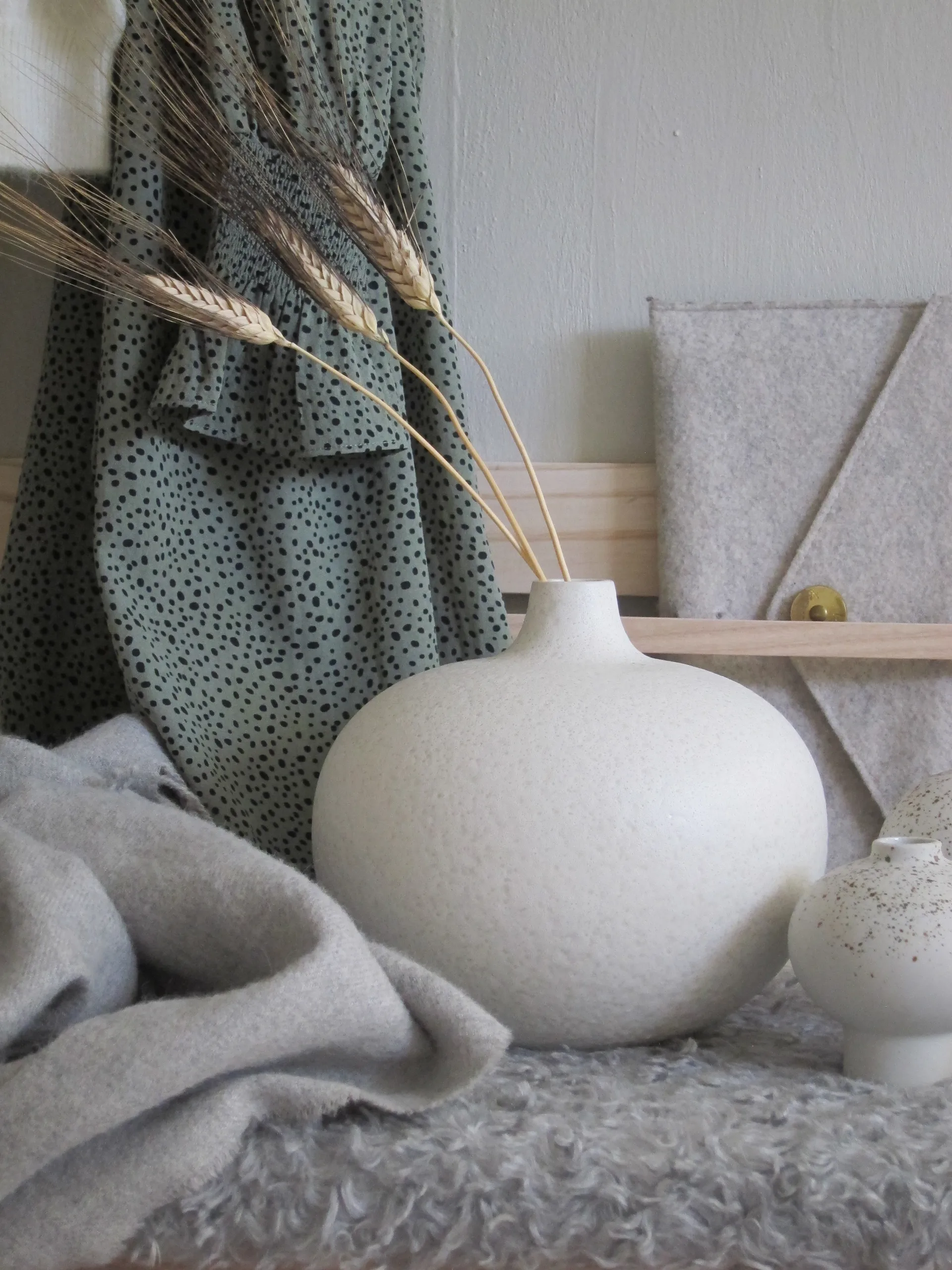 Jarrón Bari, Creamwhite, XL Lindform