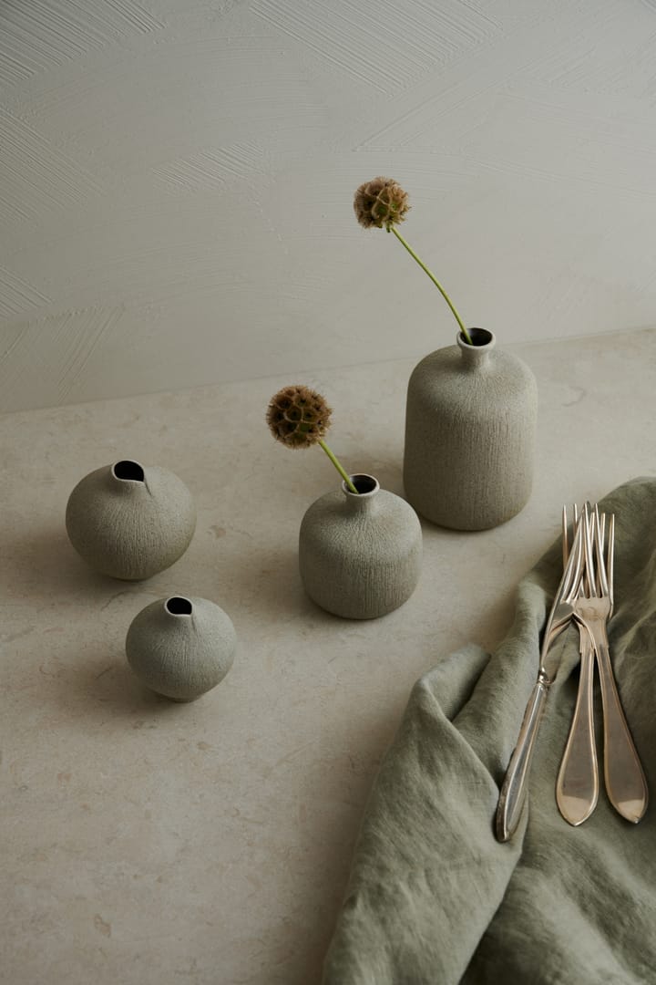 Jarrón Bottle, Sand grey, small Lindform