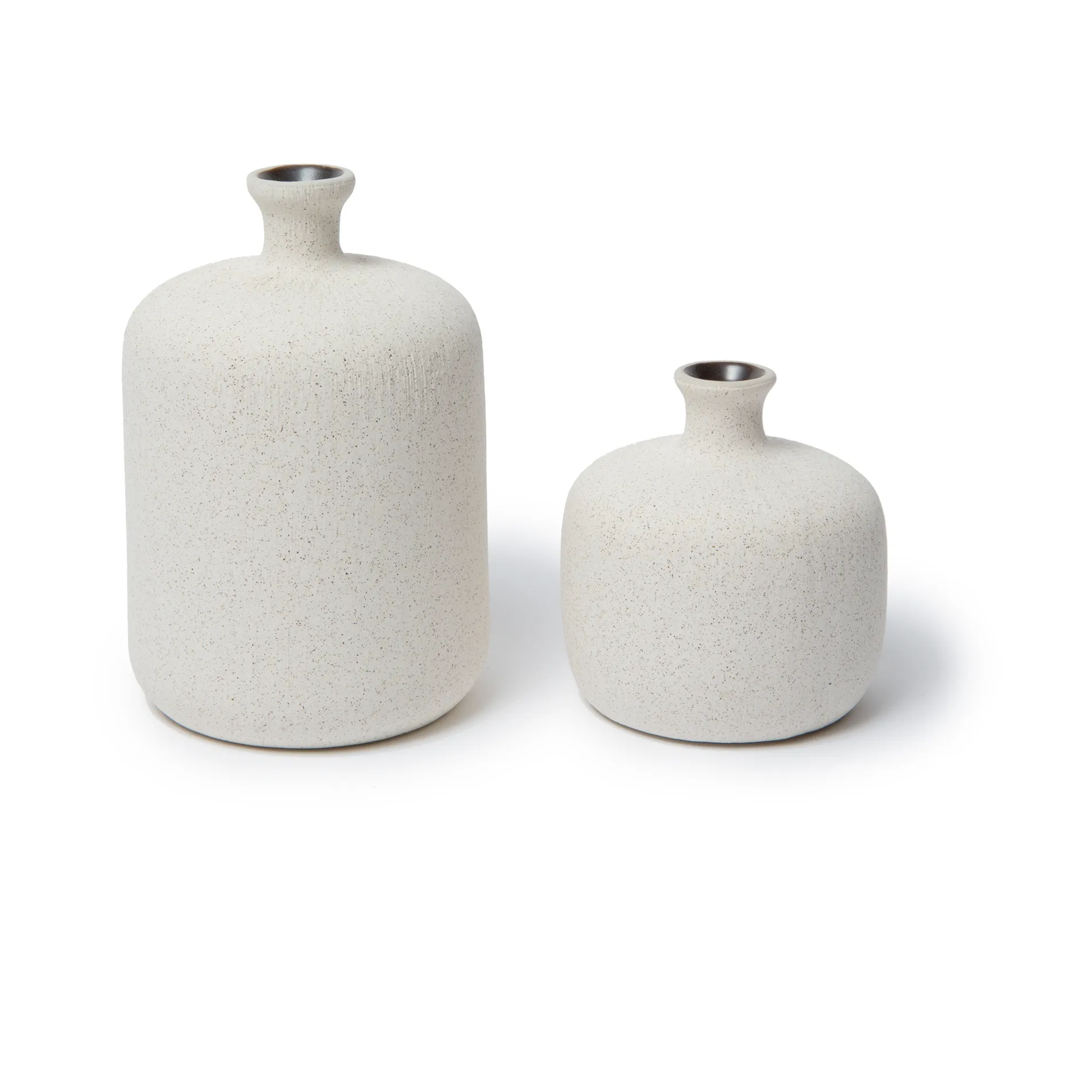 Jarrón Bottle, Sand white, medium Lindform